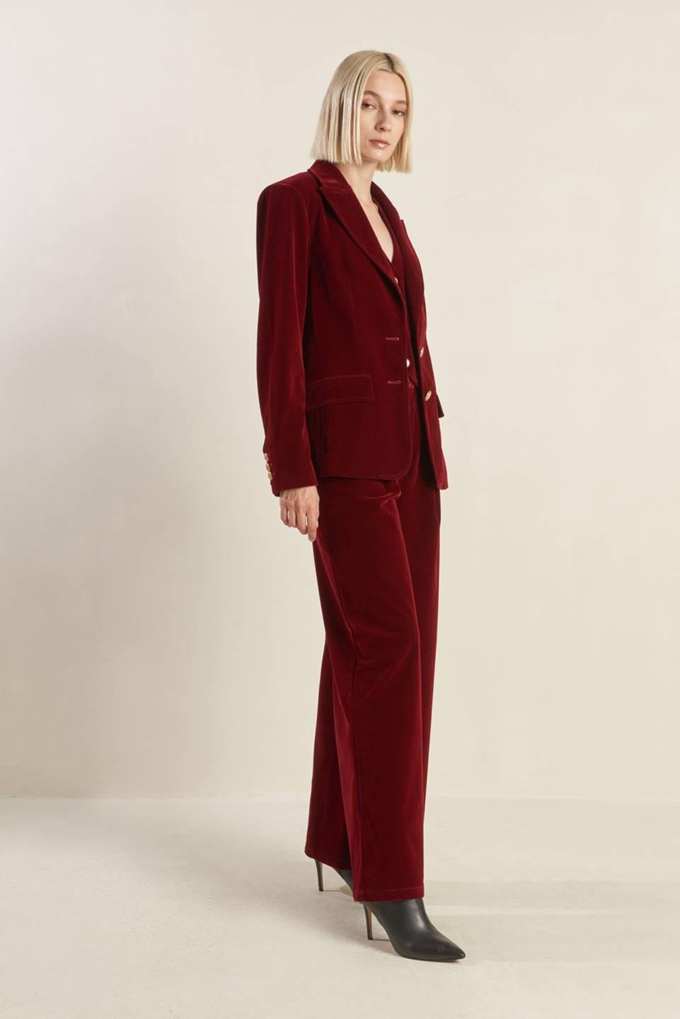Coy Charm Velvet Blazer