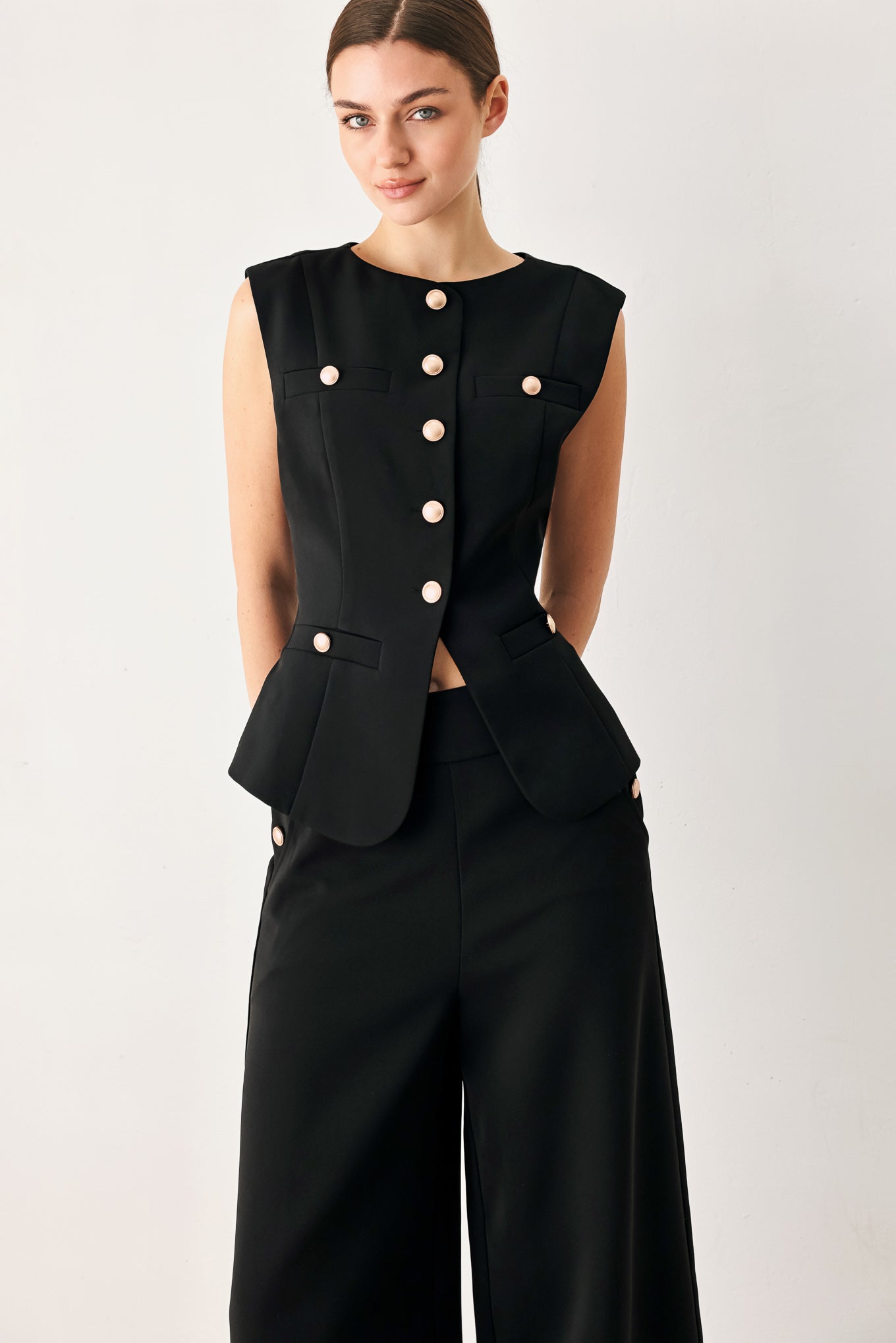 Modern Edge Woven Vest