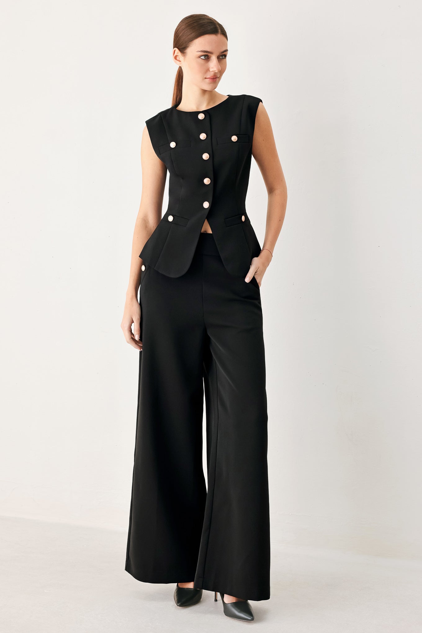 Modern Edge Woven Vest