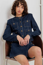 GLAM CODE DENIM JACKET