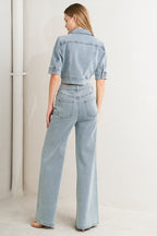 MODERN NEUTRAL DENIM JACKET
