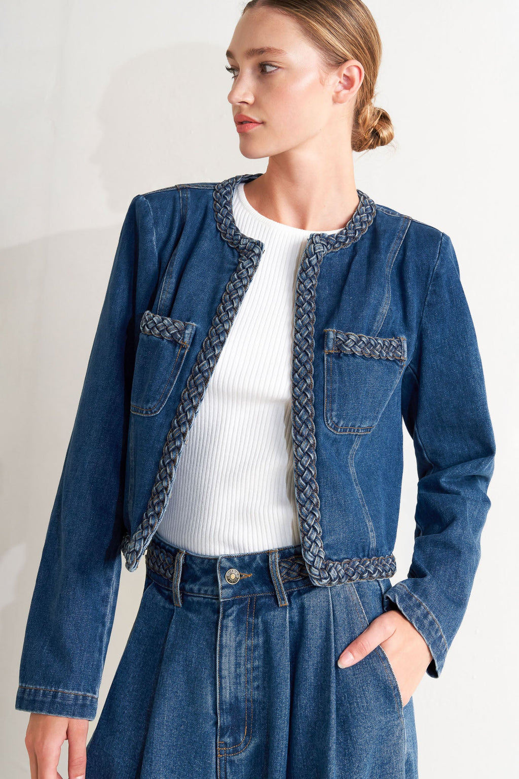HERITAGE TWIST DENIM JACKET