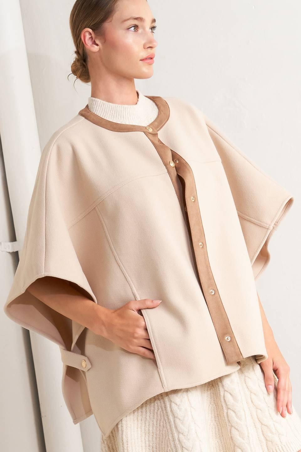Timeless Elegance Felt Capelet