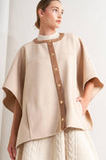 Timeless Elegance Felt Capelet