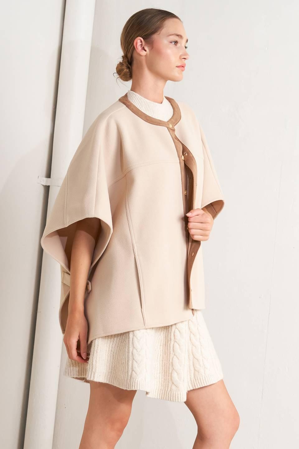Timeless Elegance Felt Capelet