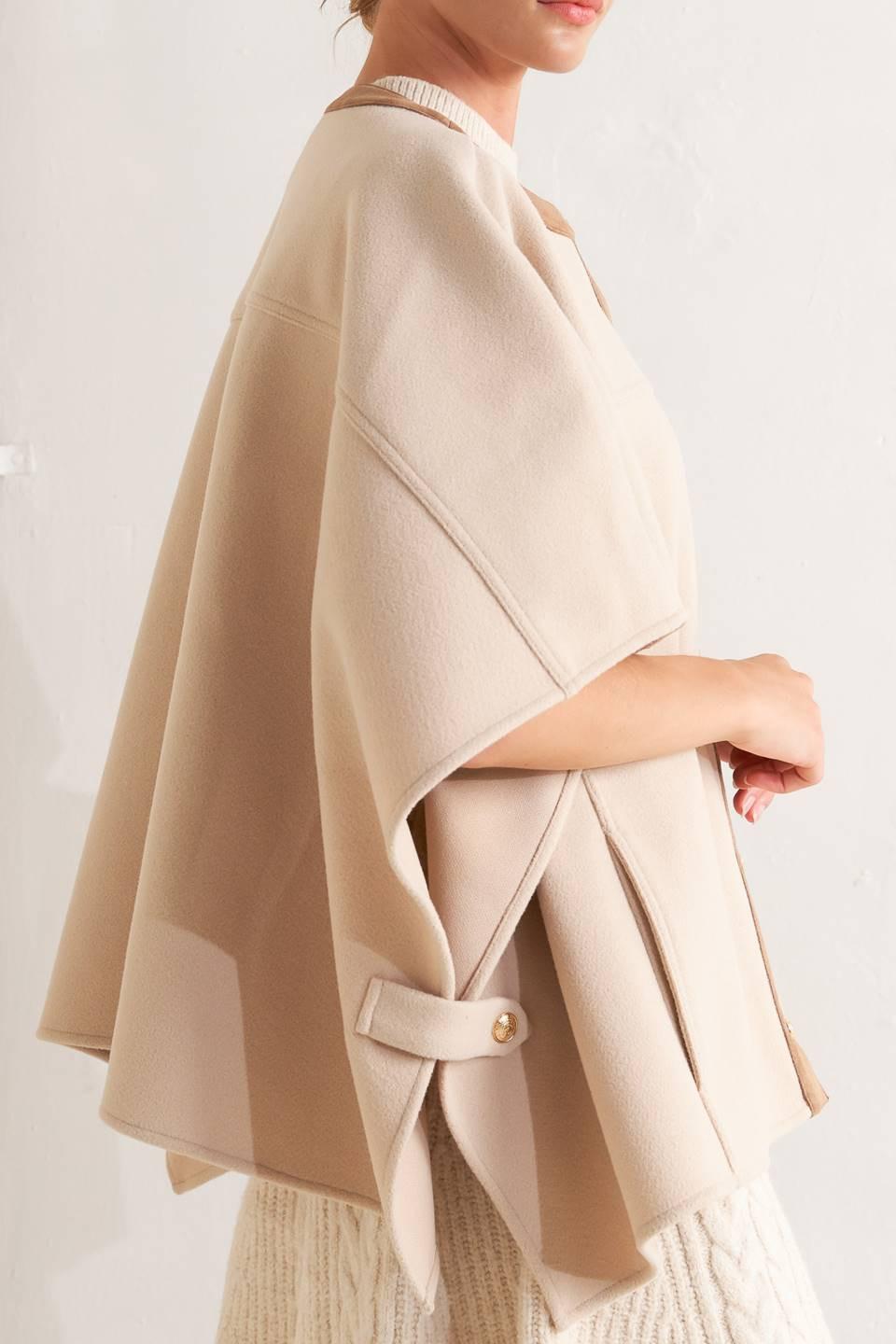 Timeless Elegance Felt Capelet