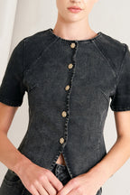 ELEGANT EVERYDAY LOOK DENIM JACKET