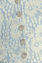 EASY ELEGANCE WOVEN LACE VEST