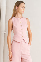 ELEVATED CLASSIC WOVEN VEST