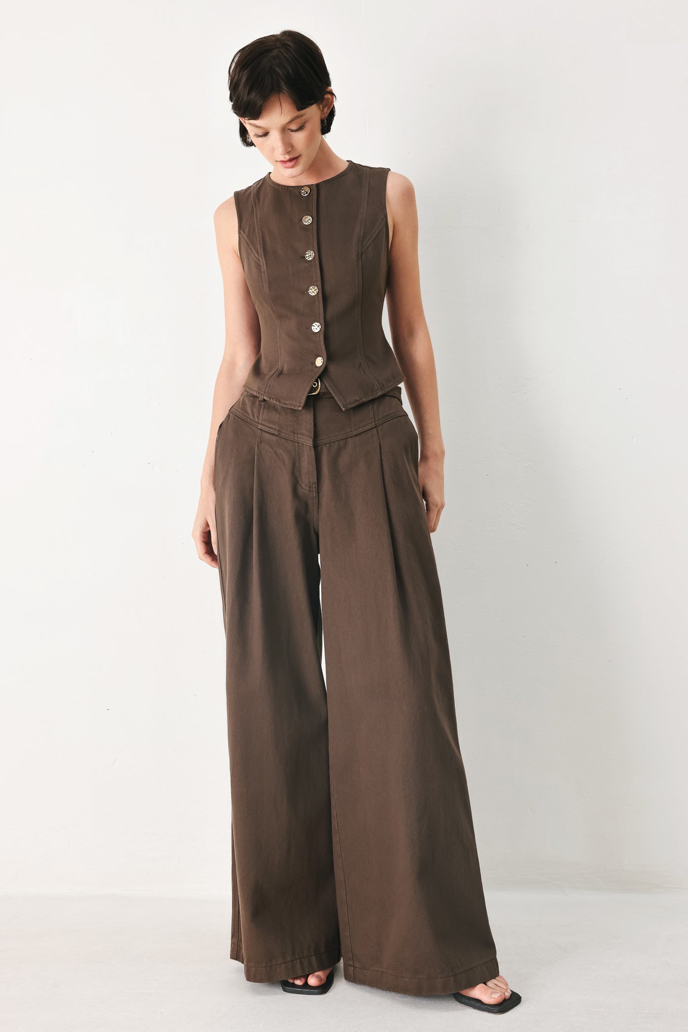 Brown Sugar Statement Vest