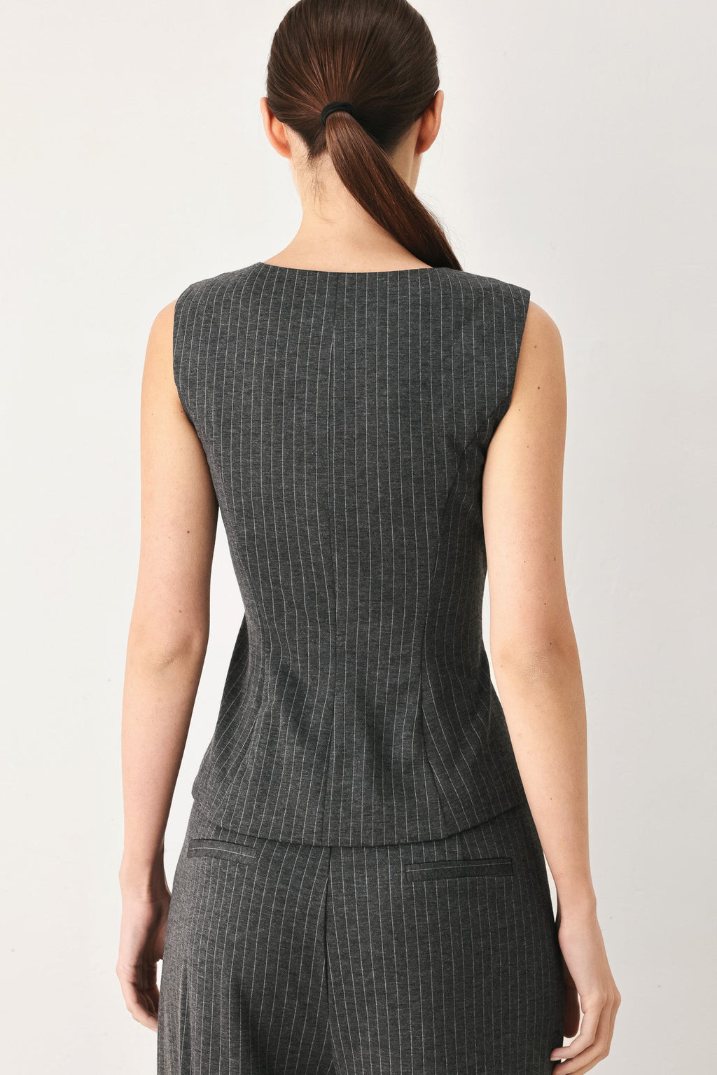 Modern Pinstripe Vest