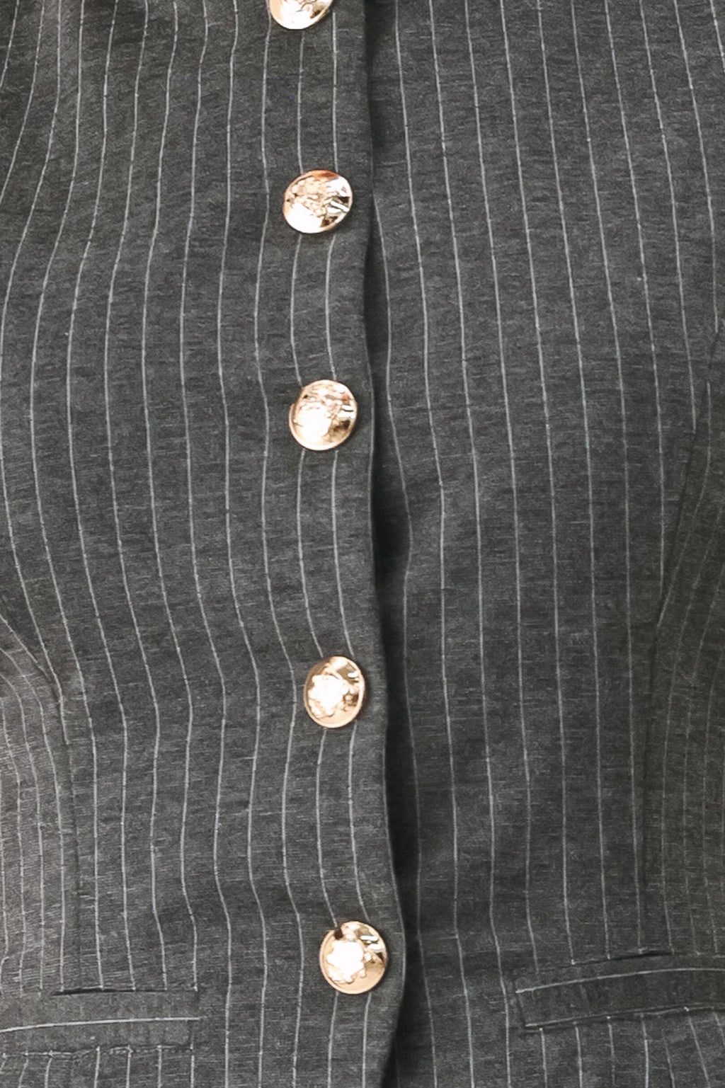 Modern Pinstripe Vest