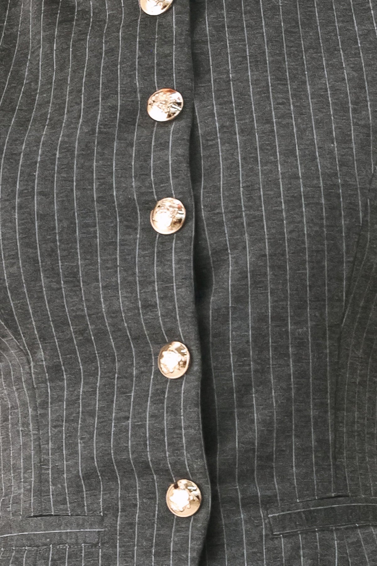 Modern Pinstripe Vest