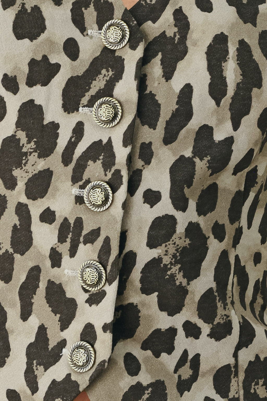 Leopard Luxe Printed Vest