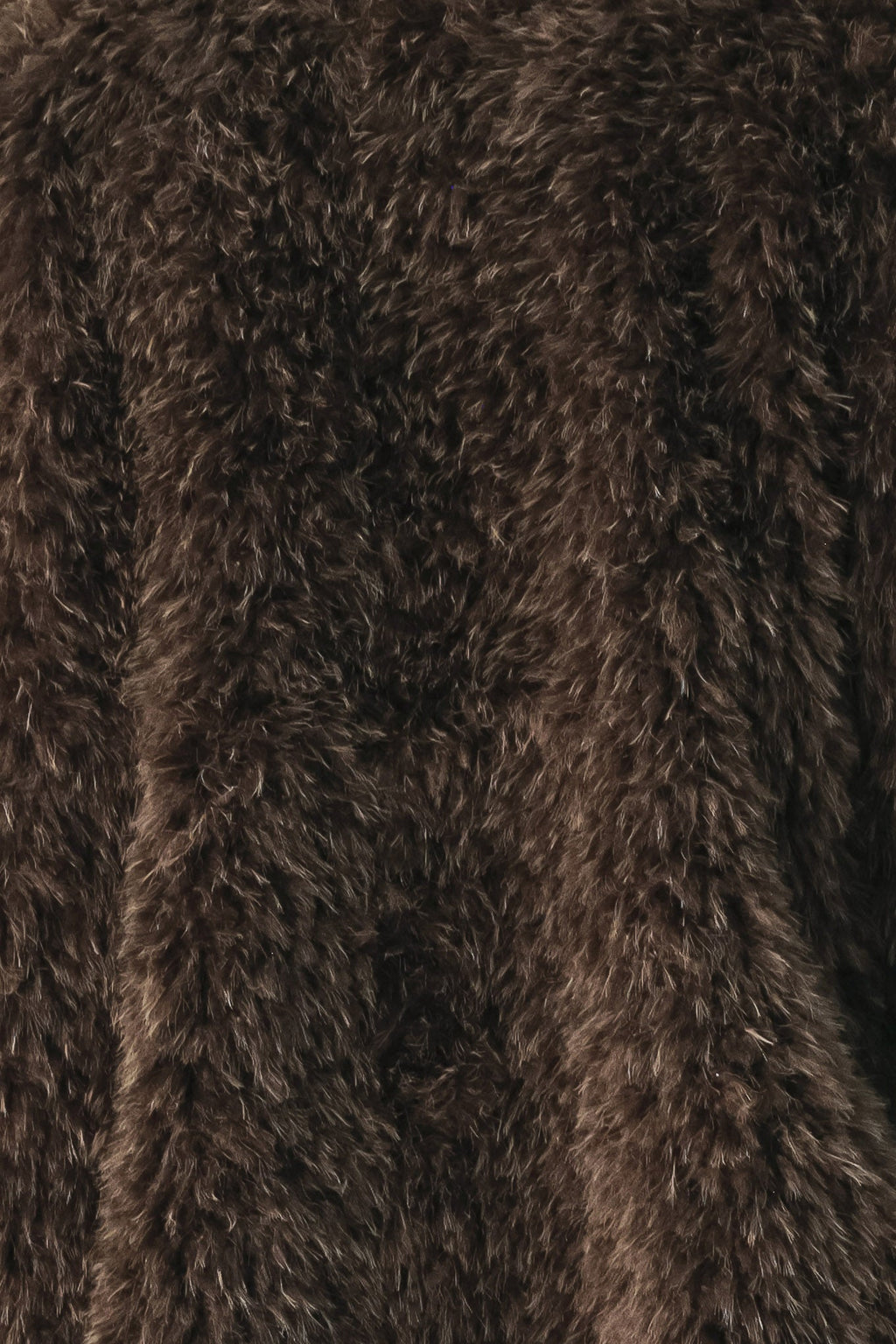 Cocoon Charm Brown Faux Fur Cropped Jacket