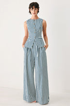 Portside Stripe Woven Vest