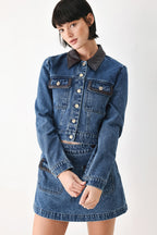 Vintage Denim Rendezvous Denim Crop Jacket