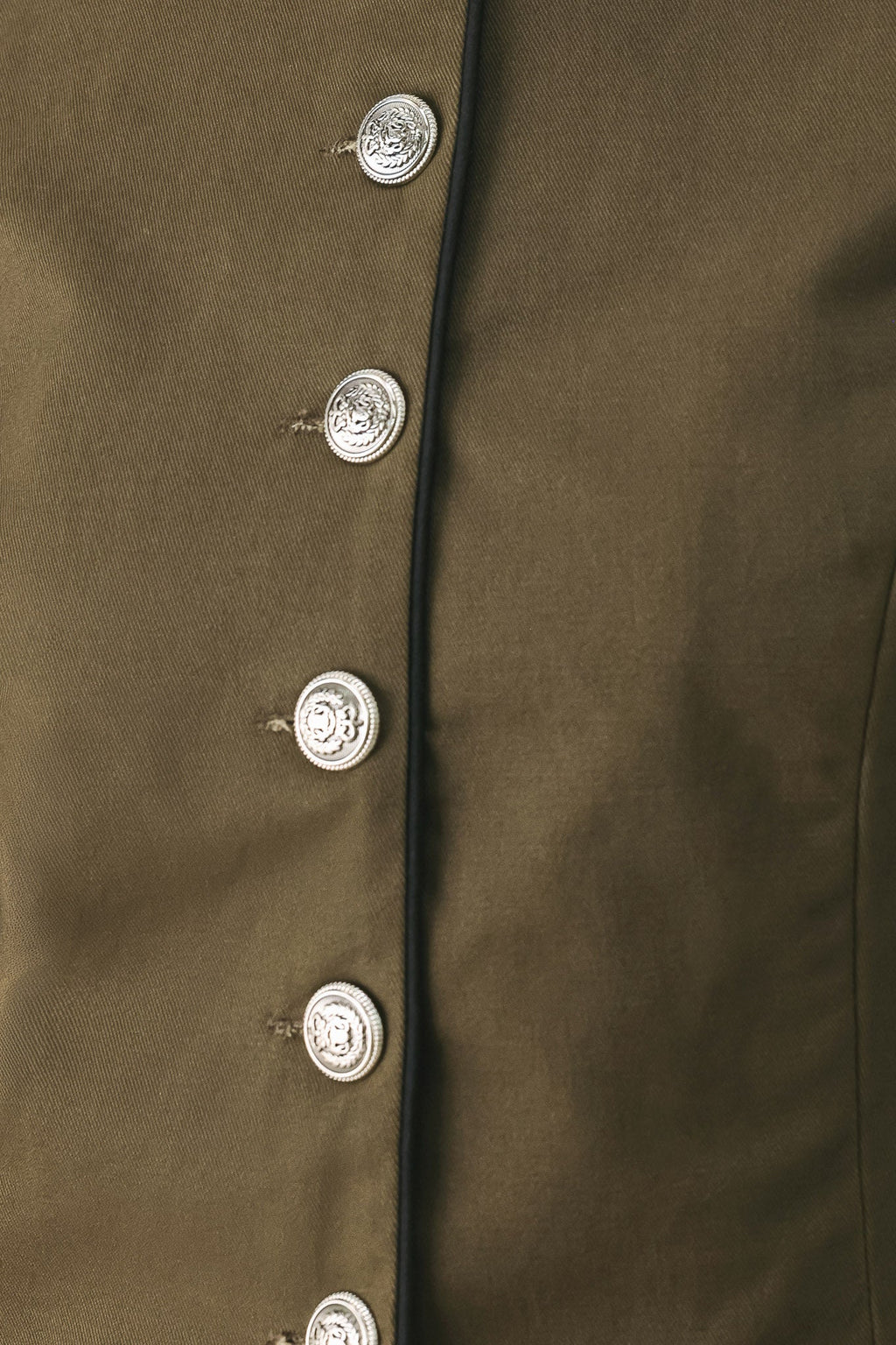 Olive Cadet Crop Jacket