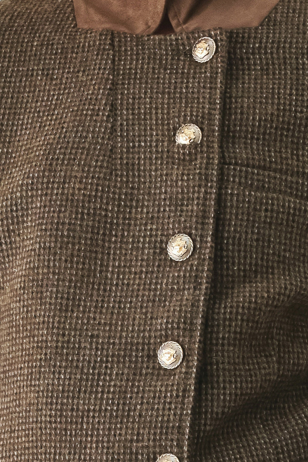 Heritage Charm Houndstooth Cropped Jacket