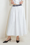 Coastal Collar Midi Skirt