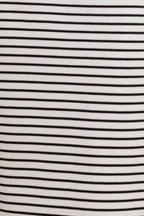 WINDING PATH STRIPED WOVEN SKIRT
