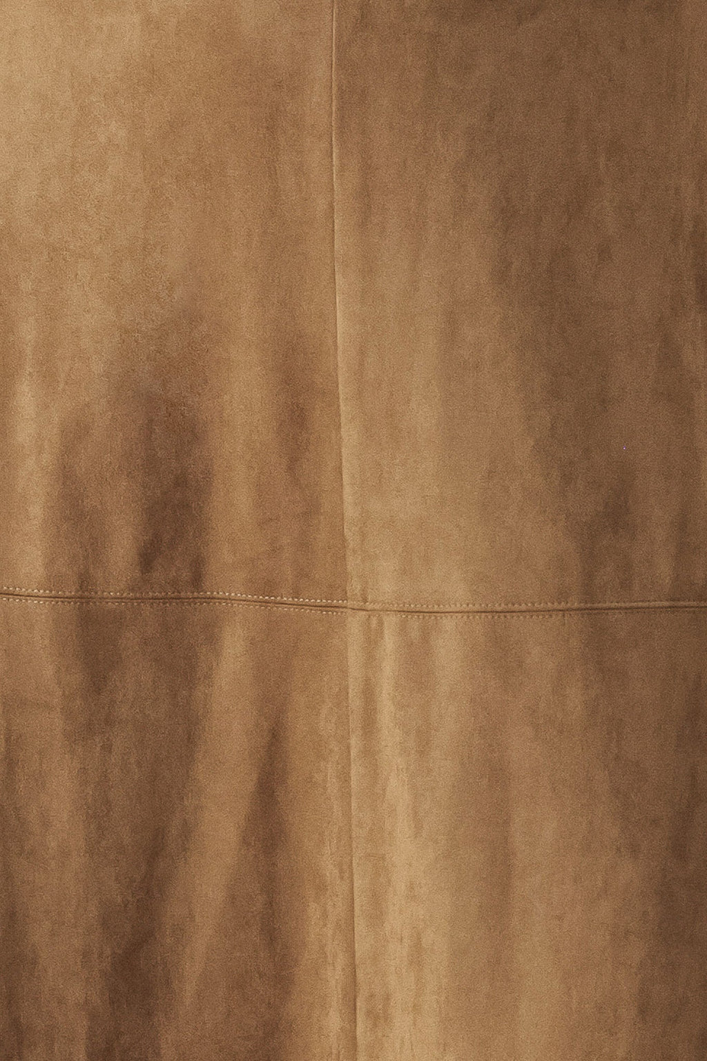 Sandstone Silhouette Faux Suede Midi Skirt