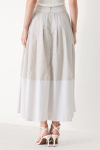 COASTAL LIGHT WOVEN MIDI SKIRT