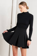 Night Shift Black Mini Skirt