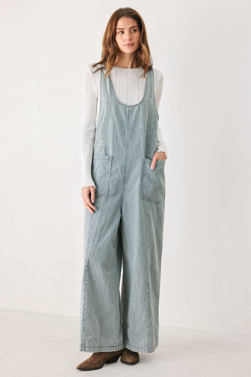 Journey Of Love Denim Jumpsuit