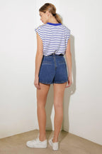 FOR A SECOND DENIM SKORT