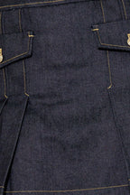 A FRESH PICK INDIGO DENIM SKORT