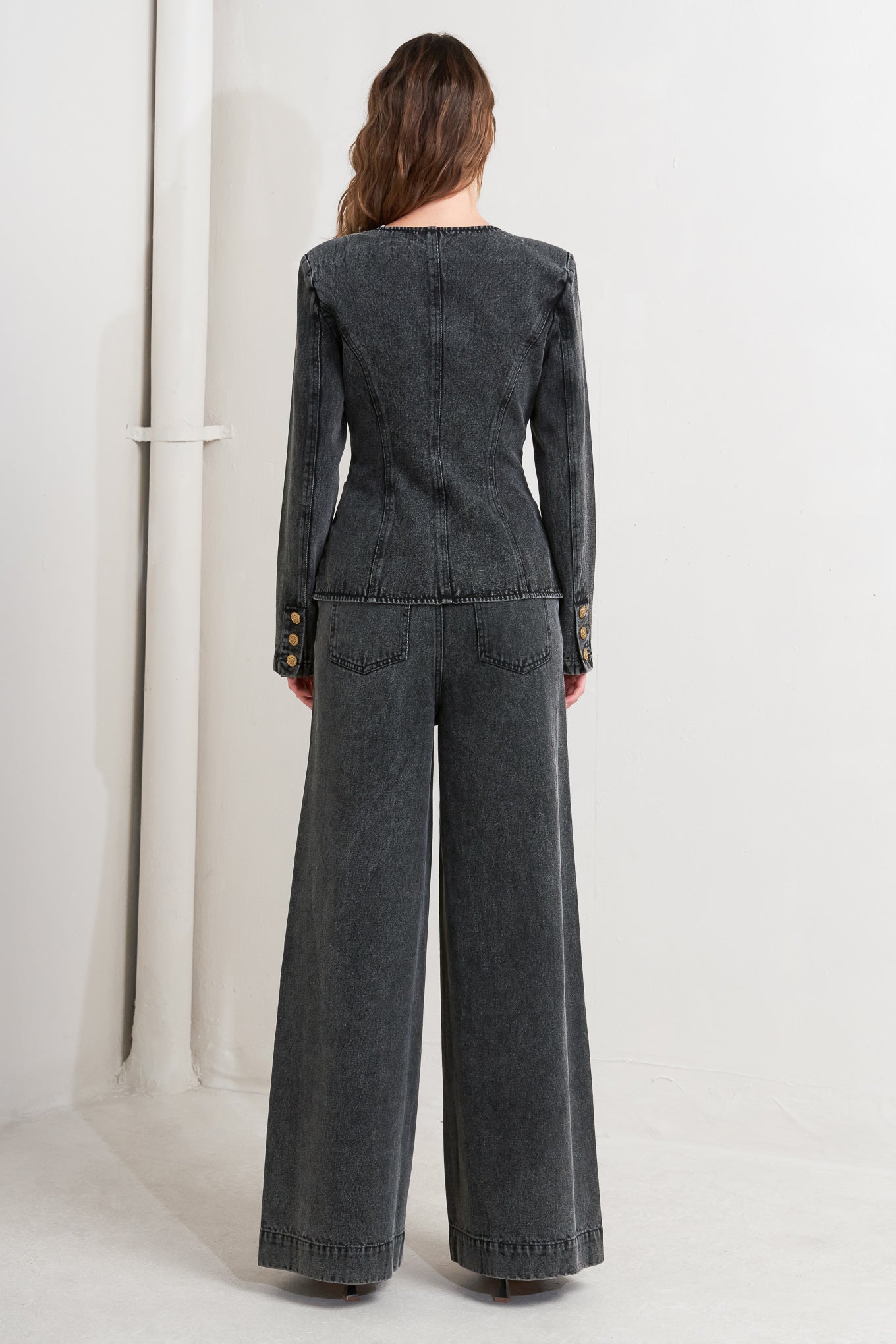 GRAPHITE MUSE DENIM PANTS