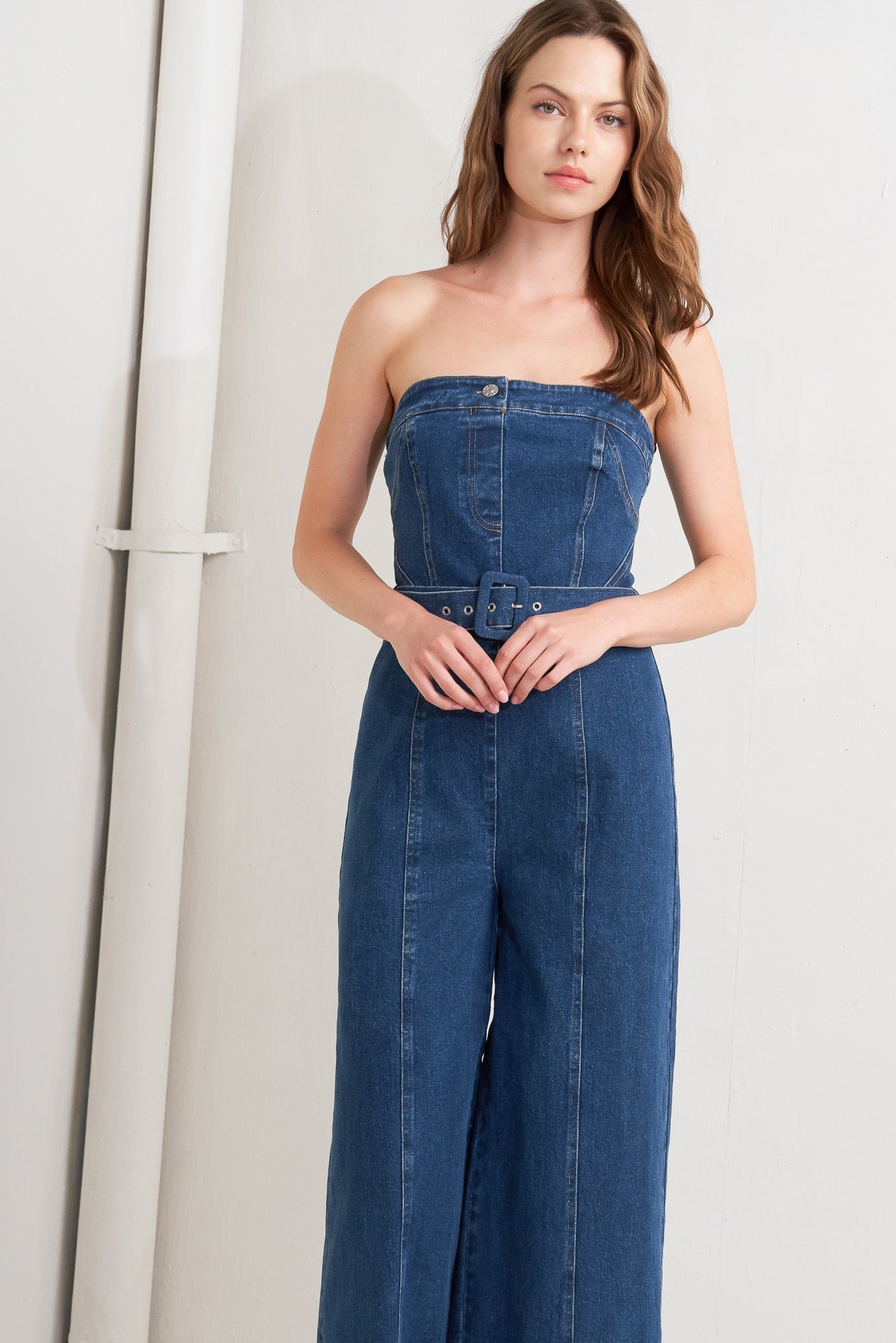 RETRO DIVE DENIM JUMPSUIT
