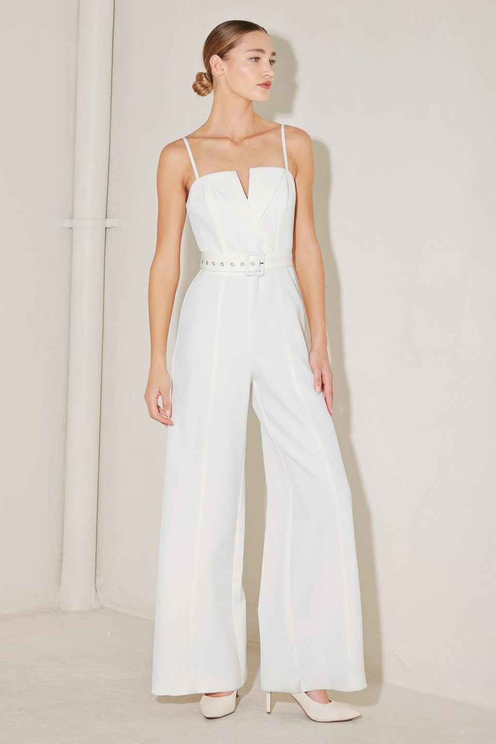 Arctic Elegance Woven Jumpsuit
