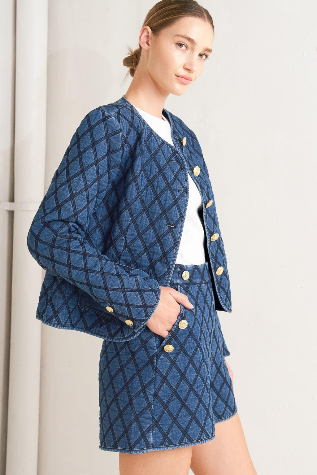 Modernluxe Quilted Short
