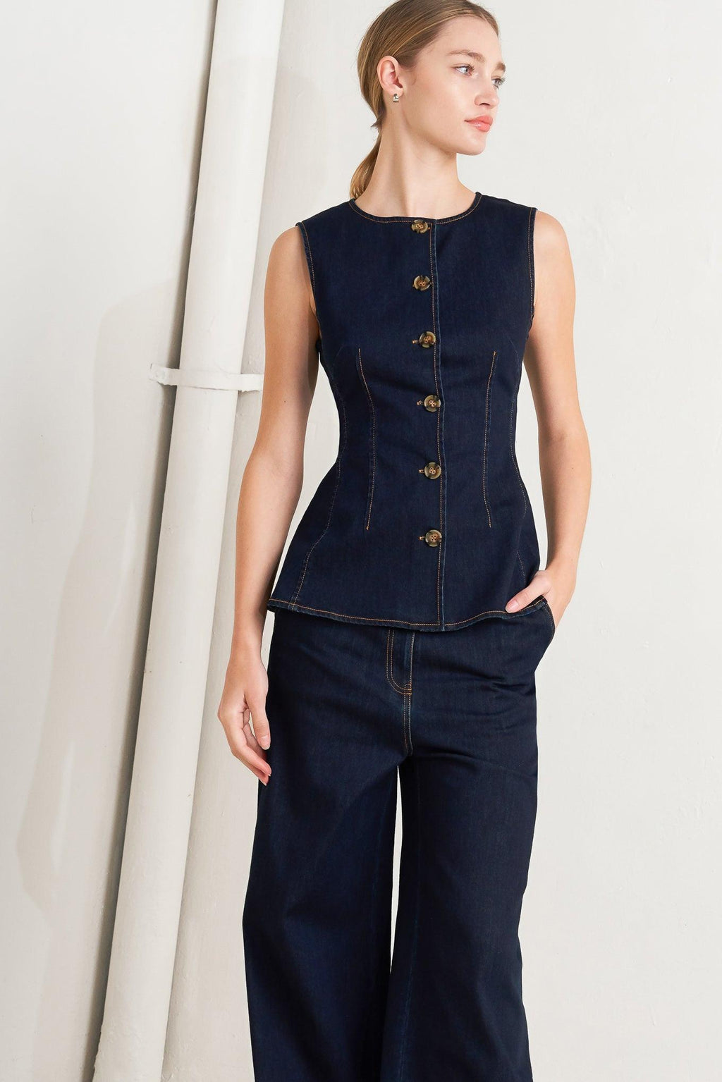 Euro City Denim Pants