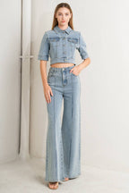 MODERN NEUTRAL DENIM PANTS