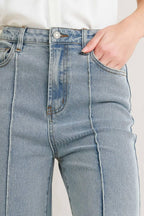 MODERN NEUTRAL DENIM PANTS