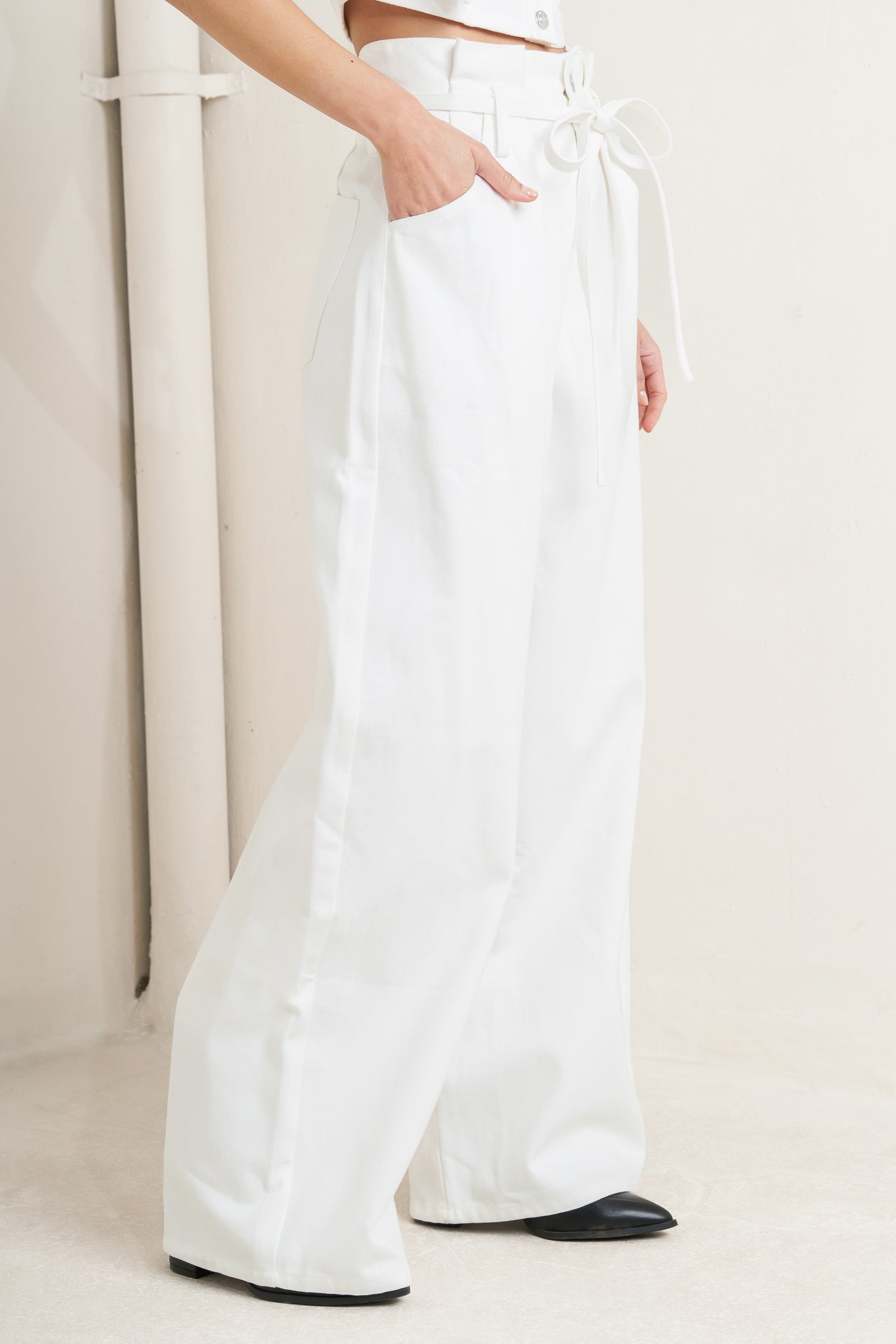 CALM MOTION TWILL BALLOON PANTS