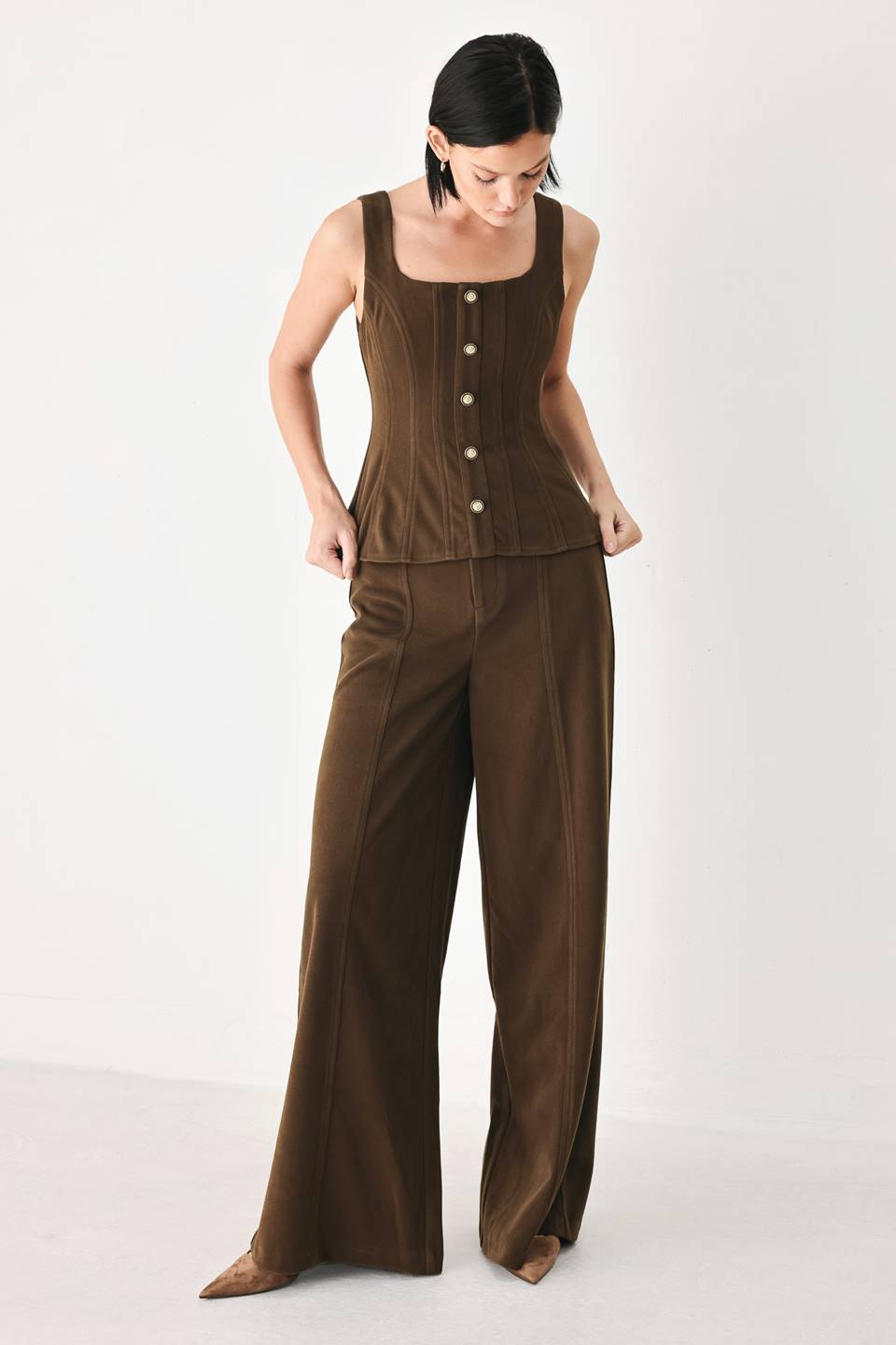 Cocoa After Hours Wide-Leg Pants