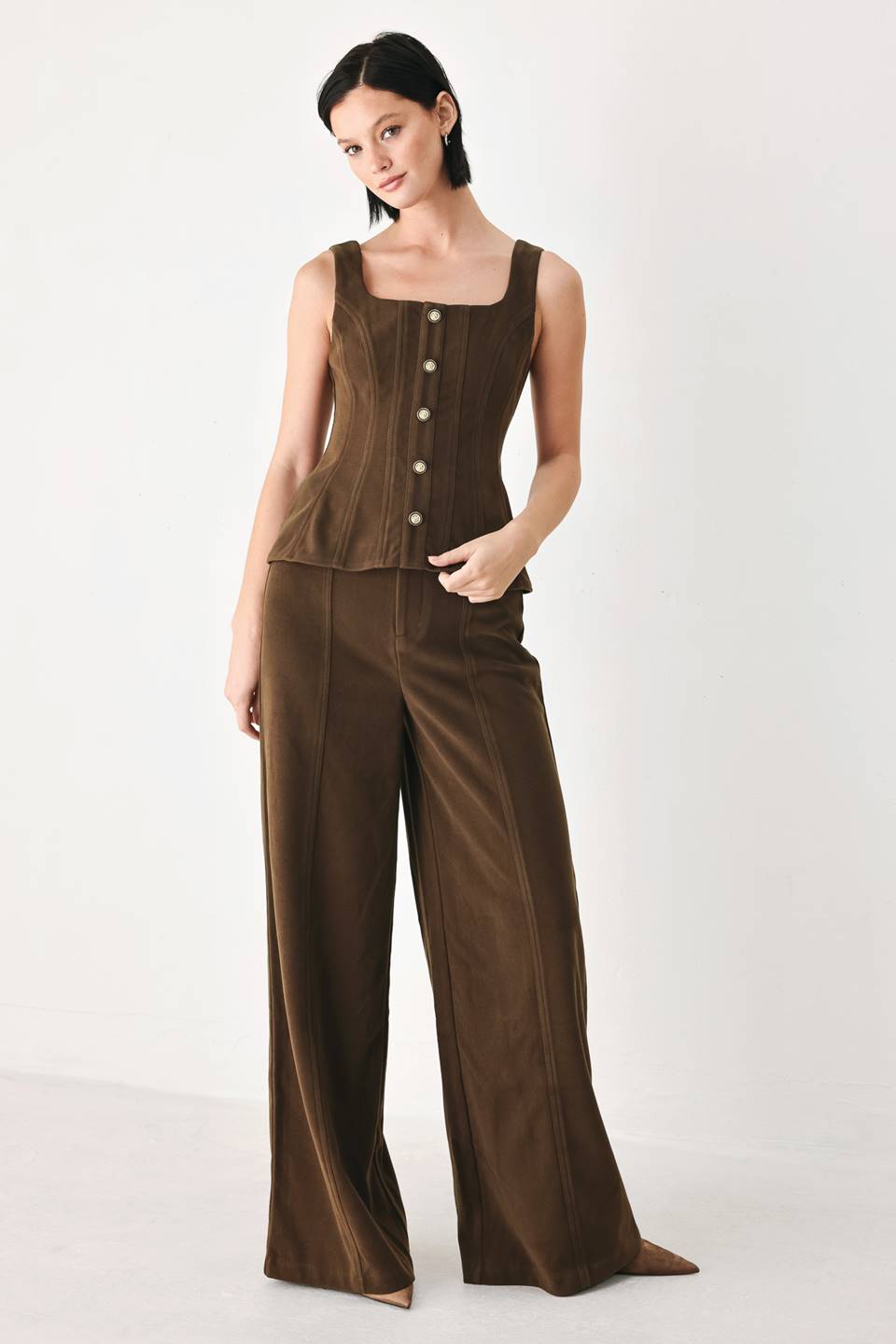 Cocoa After Hours Wide-Leg Pants