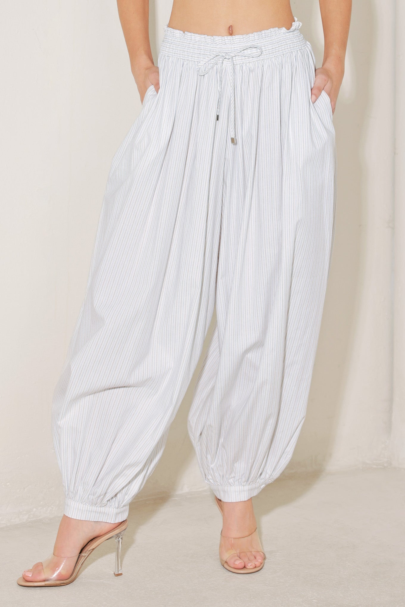 OCEAN BREEZE WOVEN BALLON PANTS