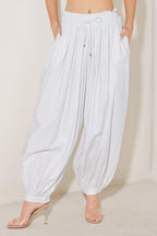 Ocean Breeze Woven Balloon Pants