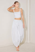 OCEAN BREEZE WOVEN BALLON PANTS