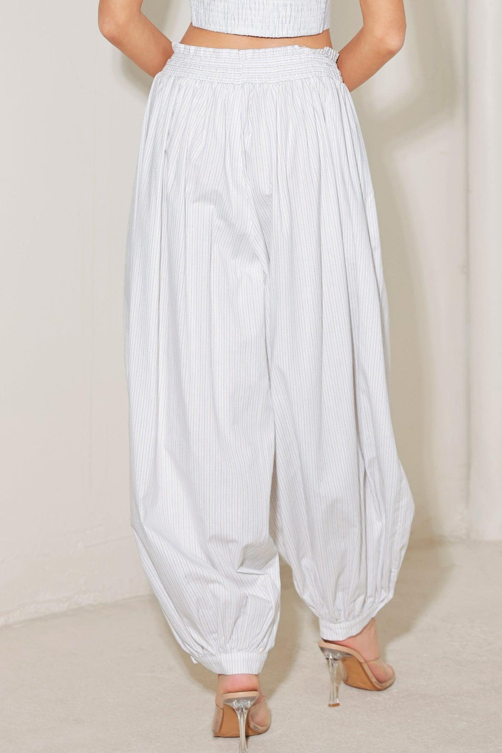 Ocean Breeze Woven Balloon Pants