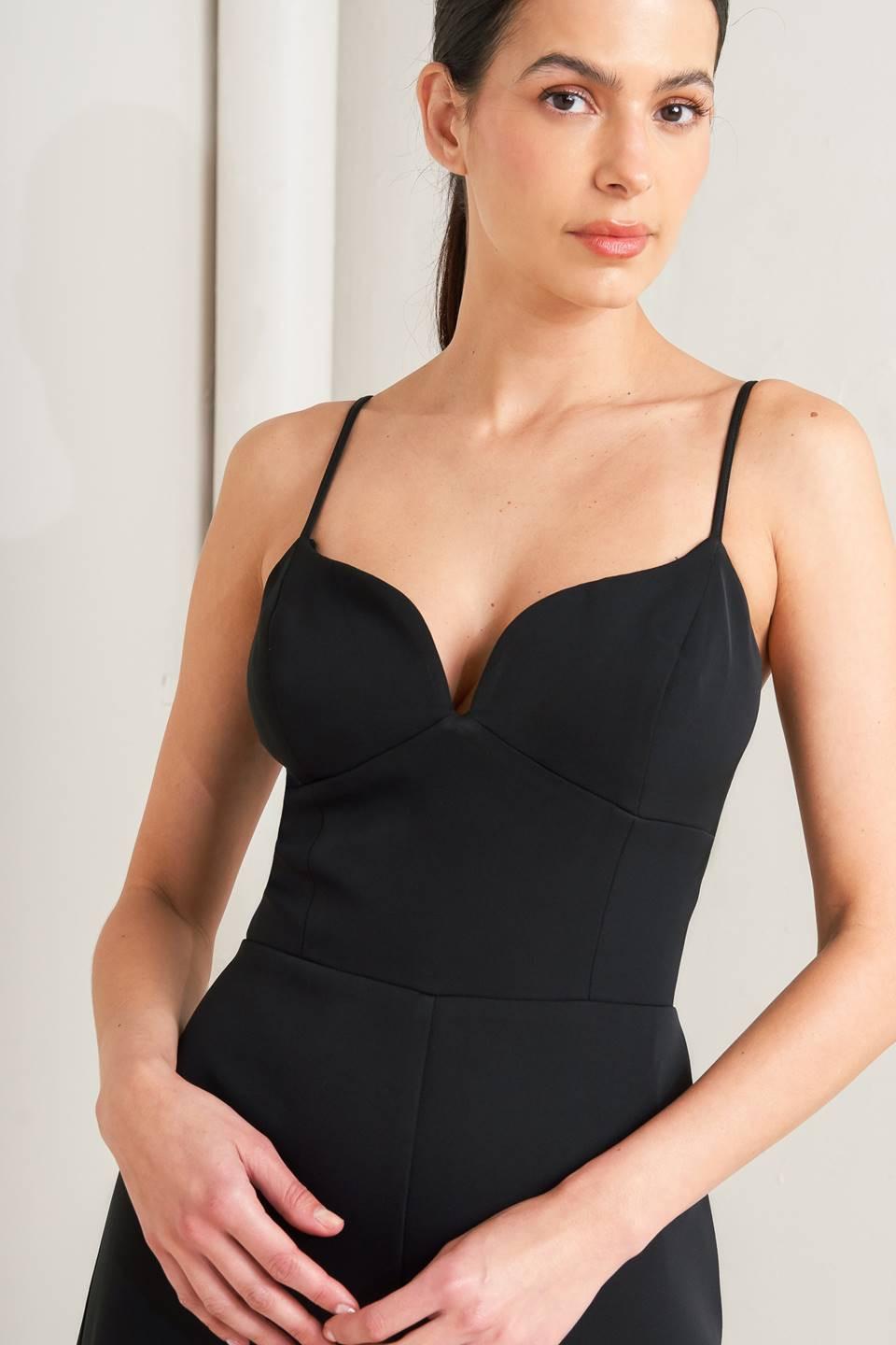 Pristine Edge Black Jumpsuit