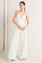 Pristine Edge Off White Jumpsuit