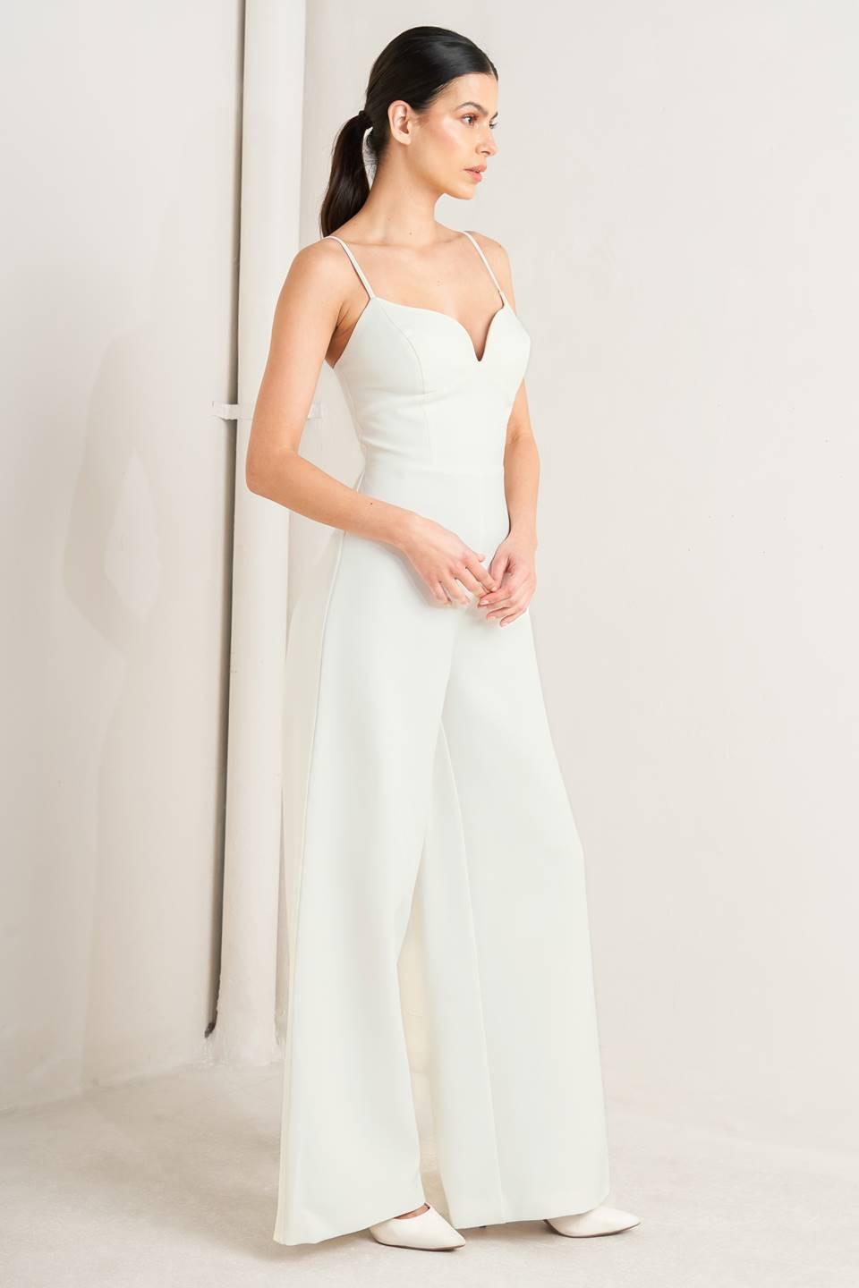 Pristine Edge Off White Jumpsuit
