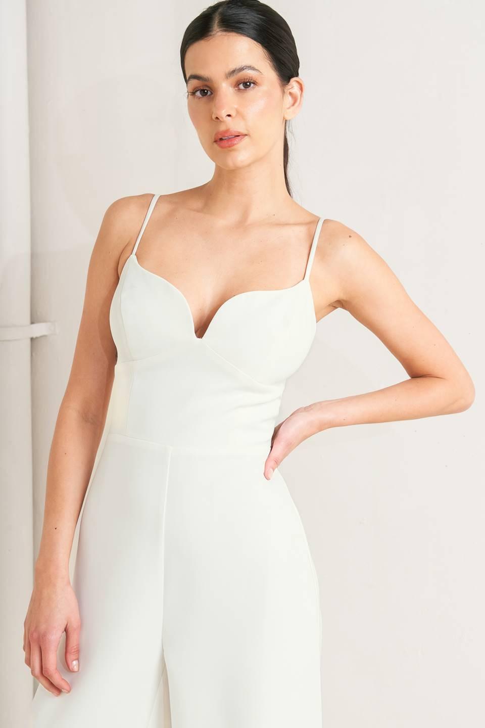 Pristine Edge Off White Jumpsuit