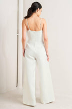 Pristine Edge Off White Jumpsuit